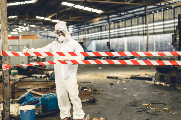 Professional Odor Removal technician working in Chatham, NJ